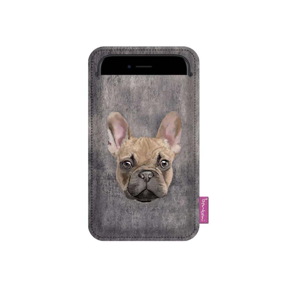 Etui Téléphone Mon Boubou Chéri à l'effigie du Bouledogue Français !