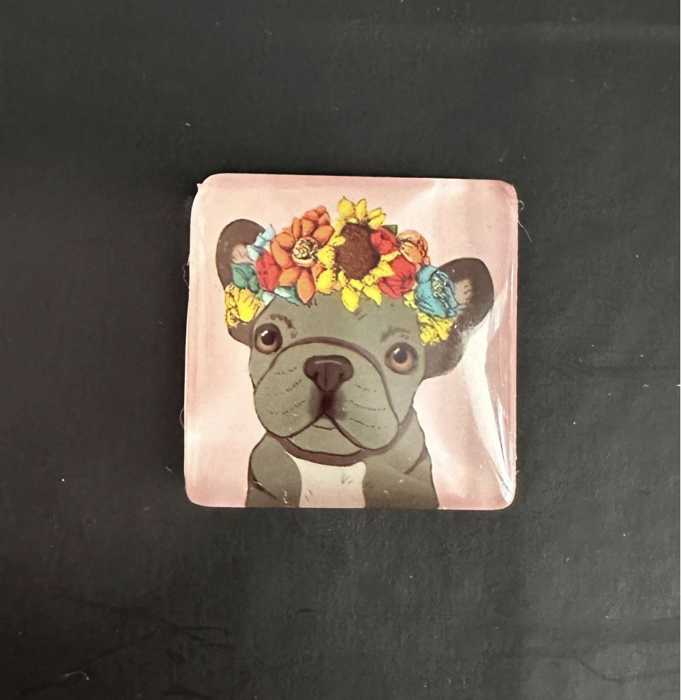 Aimant sur l'effigie du Bouledogue Français !