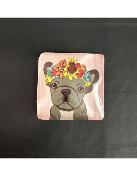 Aimant sur l'effigie du Bouledogue Français !